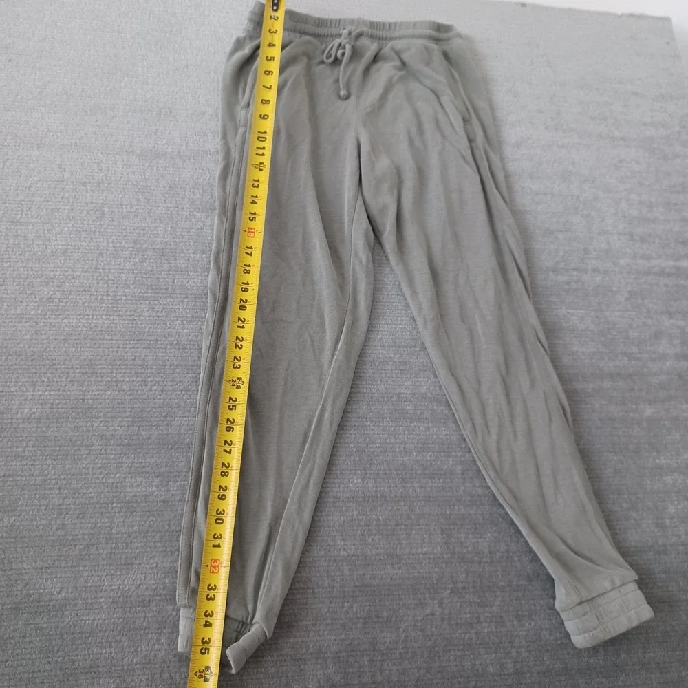 Free People Movement Joggers Womens M Sage Green Tapered Leg Stretch Soft Casual